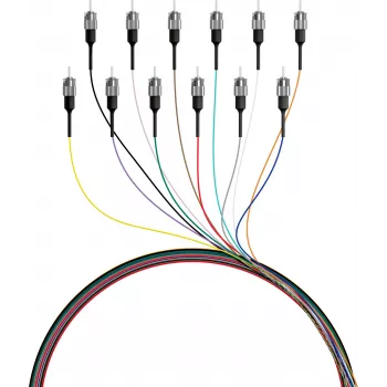 EFB Fiber-Pigtail ST 50/125µm OM4, conjunto de 12 cores, 2m