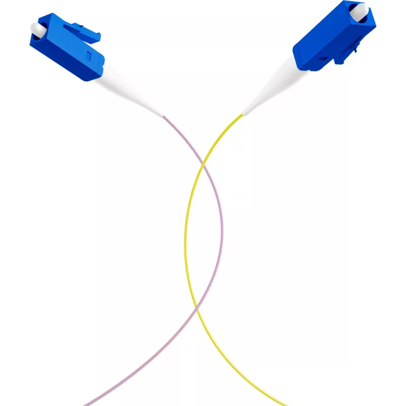 EFB FTTH Pigtail LC OS2 G.657.A2 conjunto de 12 cores, 2m, monomodo 9/125µm, resistente a curvaturas, 12 fibras