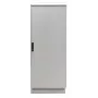 EFB Elektronik Armário de rede 19 polegadas IP55 24U 800x800 com base pré-montada, cinzento claro RAL 7035