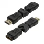 LogiLink Adaptador HDMI em ângulo 270° macho para fêmea 4K 60Hz