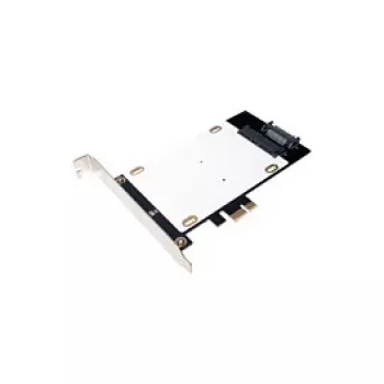 LogiLink Placa adaptadora híbrida PCI Express 3.0 x4 Dual M.2 NVMe SSD e Dual SATA III