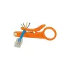 LogiLink Ferramenta de inserção LSA com função de descarnar, plástico, preto/cinzento