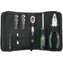 Bosch Conjunto de ferramentas Starter, 26 peças (verde/preto, com estojo de fecho em tecido)