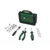 Bosch Conjunto de ferramentas Starter, 26 peças (verde/preto, com estojo de fecho em tecido)