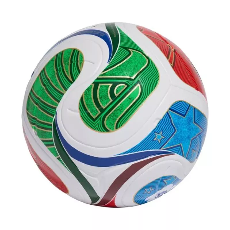 Bola de futebol adidas World Cup 26 Trionda League tamanho 5 branco/preto/vermelho solar JD8045