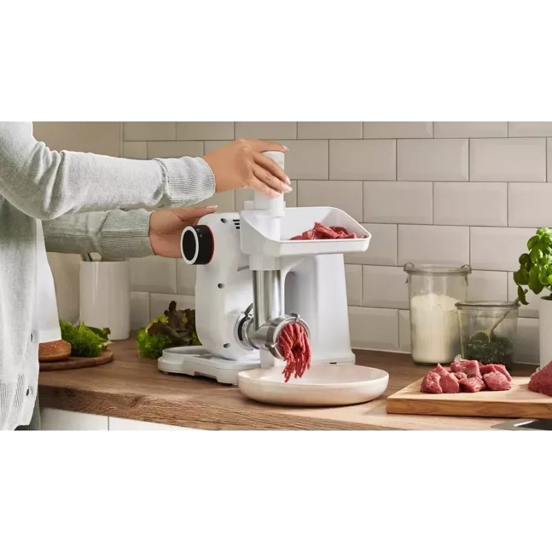 Acessório picador de carne Bosch MUZS2FWW para robots de cozinha MUM2/MUM5 - branco