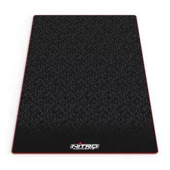 Tapete de chão Nitro Concepts para rigs de sim-racing, 150 x 75 cm, antiderrapante, preto