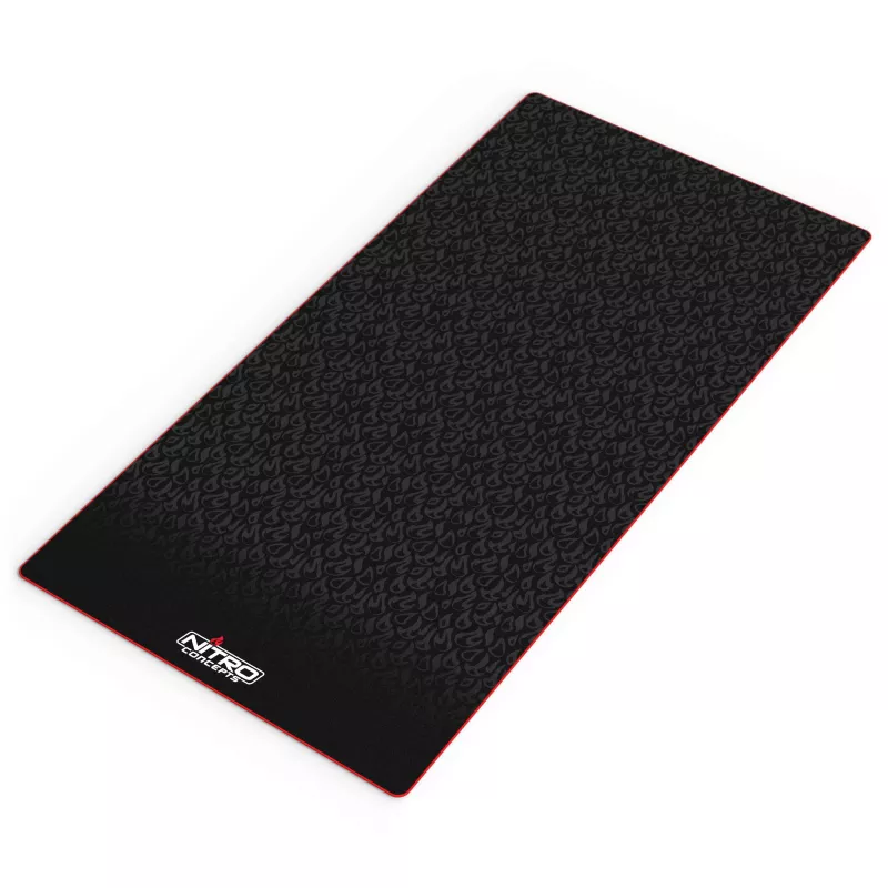 Tapete de chão Nitro Concepts para rigs de sim-racing, 150 x 75 cm, antiderrapante, preto