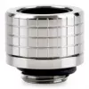 Conector de tubo Thermal Grizzly DeltaMate, latão - níquel brilhante, HT16