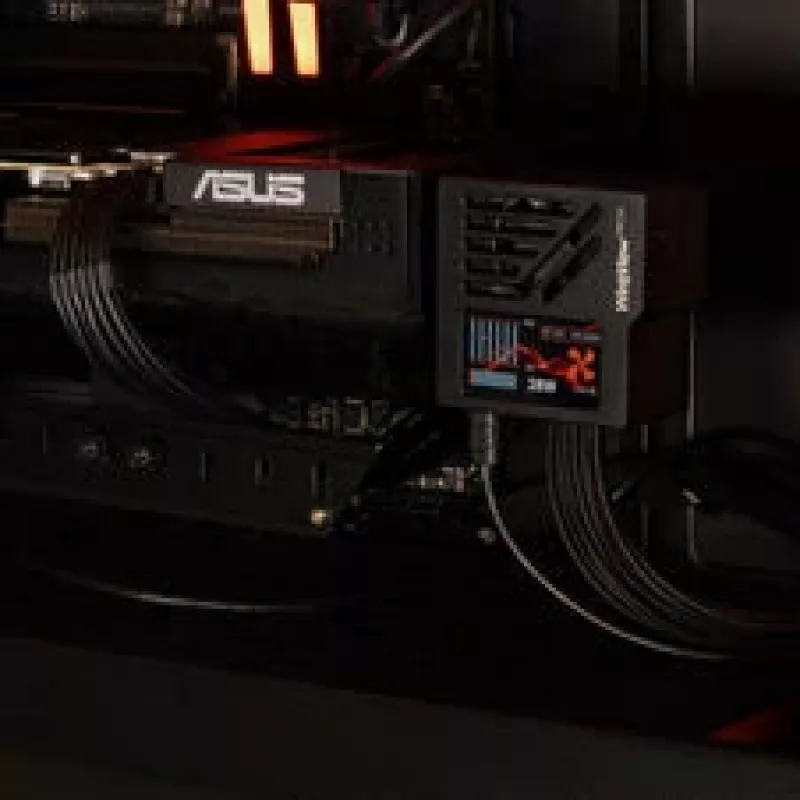 Monitor de consumo de energia com fio para GPU Thermal Grizzly WireView Pro II com ecrã OLED