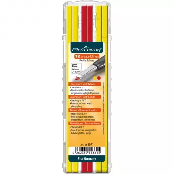 Recargas Pica BIG DRY Summer Heat Edition amarelo/vermelho (pack de 12)