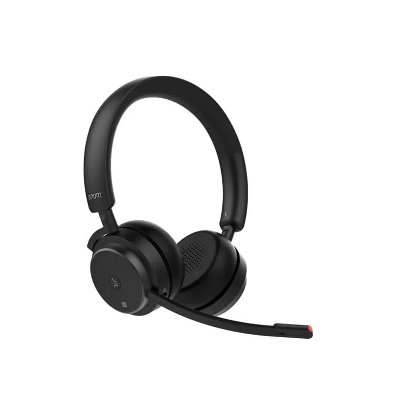 Auscultadores sem fios Dual Snom A350D com dongle Bluetooth, preto