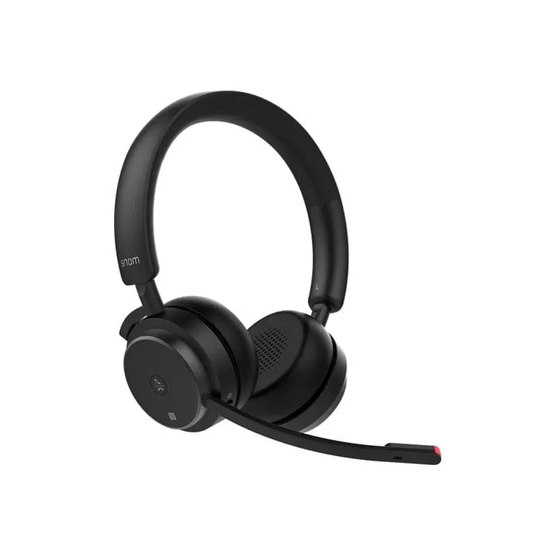 Auscultadores sem fios Dual Snom A350D com dongle Bluetooth, preto