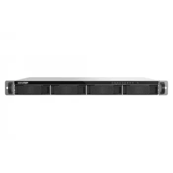 Servidor NAS rackmount 1U QNAP TS-H665U-RP - Intel Atom C5125 8-Core, 8GB DDR4 ECC, 6x SATA 6Gb/s + 2x SATA 2,5 polegadas, 2x 2,5GbE, fonte de alimentação dupla redundante