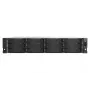 NAS rackmount 2U de 12 baías QNAP TS-H1465U-RP-8G com Intel Xeon D-1622, 16GB DDR4 ECC, 2x 10GbE, fonte de alimentação redundante