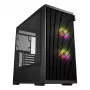 Caixa de PC mini-torre Fortron M330 com vidro temperado, preta