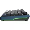 Teclado gaming mecânico Ducky OK-M 75, layout 75%, hot-swappable, RGB, ANSI, KTT Wine Red Switches