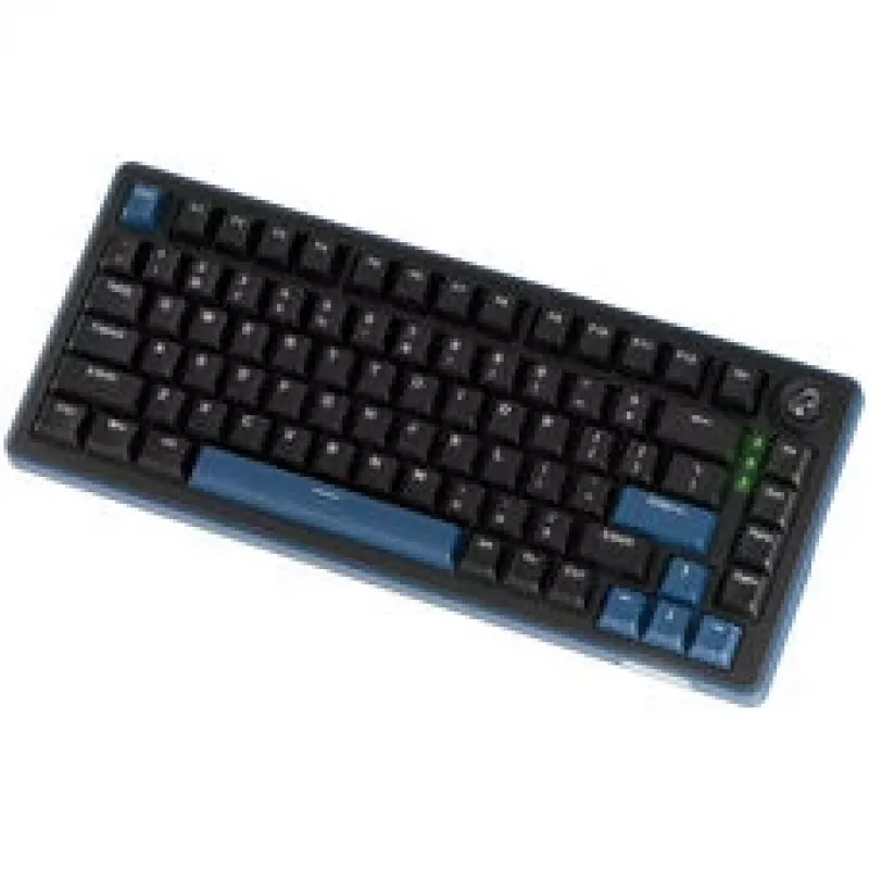 Teclado gaming mecânico Ducky OK-M 75, layout 75%, hot-swappable, RGB, ANSI, KTT Wine Red Switches