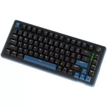 Teclado gaming Ducky OK-M 75, 75%, hot-swappable, RGB, ANSI - KTT Baby Blue Switches