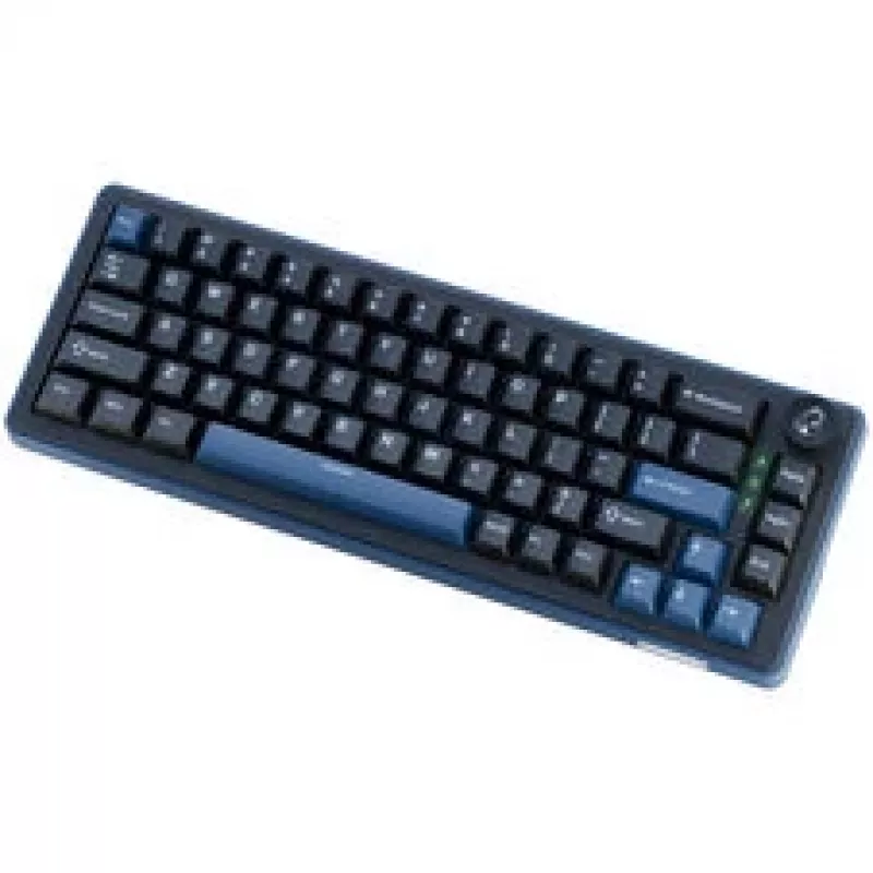 Teclado gaming Ducky OK-M 65, 65%, hot-swappable, RGB, ANSI - KTT Wine Red Switches