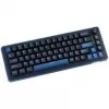 Teclado gaming mecânico Ducky OK-M 65, fator de forma 65%, hot-swappable, retroiluminação RGB, layout ANSI, KTT Baby Blue Switches