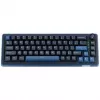 Teclado gaming mecânico Ducky OK-M 65, fator de forma 65%, hot-swappable, retroiluminação RGB, layout ANSI, KTT Baby Blue Switches