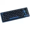 Teclado gaming mecânico Ducky OK-M 65, layout 65%, hot-swappable KTT Lineare Switches, RGB por tecla, ISO, keycaps PBT Double-Shot, com fios USB-C, preto
