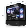 Thermaltake FTW V270 Desktop Gaming (Intel Core i7-15700K, RTX 5070 Ti, 32GB DDR5, 2TB NVMe, Windows 11 Home, preto)