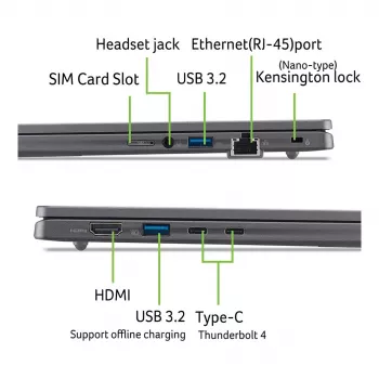 Acer TravelMate P2 P216-52-TCO-562C Portátil, 16