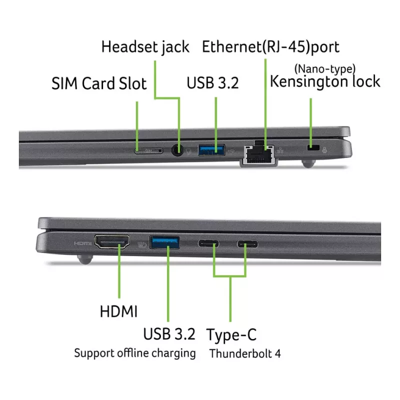 Acer TravelMate P2 P216-52-TCO-562C Portátil, 16