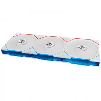 Lian Li UNI FAN TL FLEX Wireless ARGB Reverse Blade Ventoinha 120mm Pack de 3 com controlador - branco