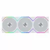Lian Li UNI FAN TL FLEX Wireless ARGB Reverse Blade Ventoinha 120mm Pack de 3 com controlador - branco