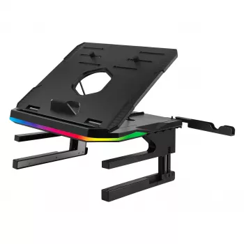 Base de arrefecimento para portátil Enermax Aeolus com ventoinha de 250 mm e hub USB de 4 portas