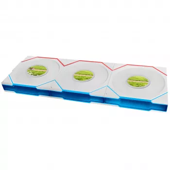 Lian Li UNI FAN TL120 LCD FLEX Wireless ARGB 120mm PWM Ventoinha para caixa pack de 3 branco