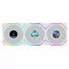Lian Li UNI FAN TL120 LCD FLEX Wireless ARGB 120mm PWM Ventoinha para caixa pack de 3 branco