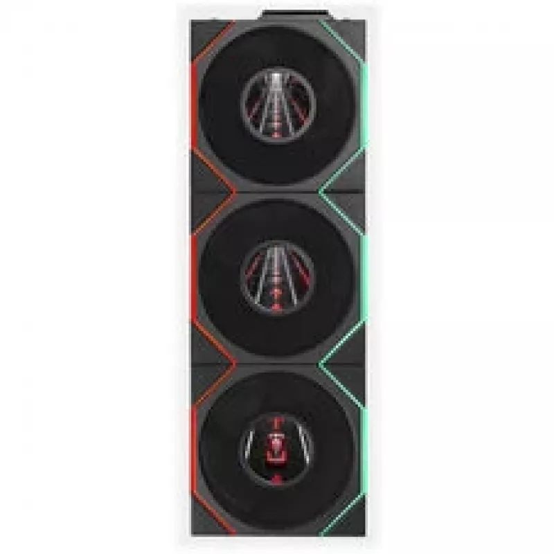 Lian Li UNI FAN TL LCD FLEX Wireless ARGB Reverse Blade Ventoinha 120mm pack de 3 com controlador, preto