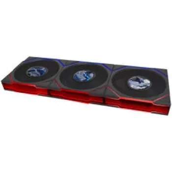 Lian Li UNI FAN TL LCD FLEX Wireless ARGB Reverse Blade Ventoinha 120mm pack de 3 com controlador, preto