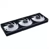 Lian Li UNI FAN CL FLEX Wireless PWM ARGB Ventoinha para caixa 120mm, preto, pack de 3 com controlador