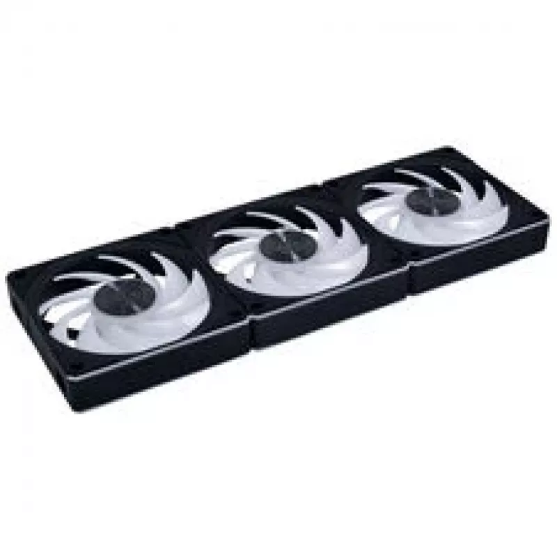 Lian Li UNI FAN CL FLEX Wireless PWM ARGB Ventoinha para caixa 120mm, preto, pack de 3 com controlador
