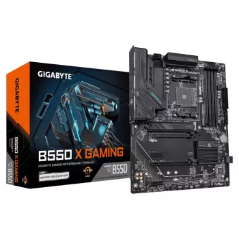 GIGABYTE B550 X Gaming AM4 Placa-mãe ATX com DDR4, 2.5GbE, Wi-Fi 6, 2x M.2