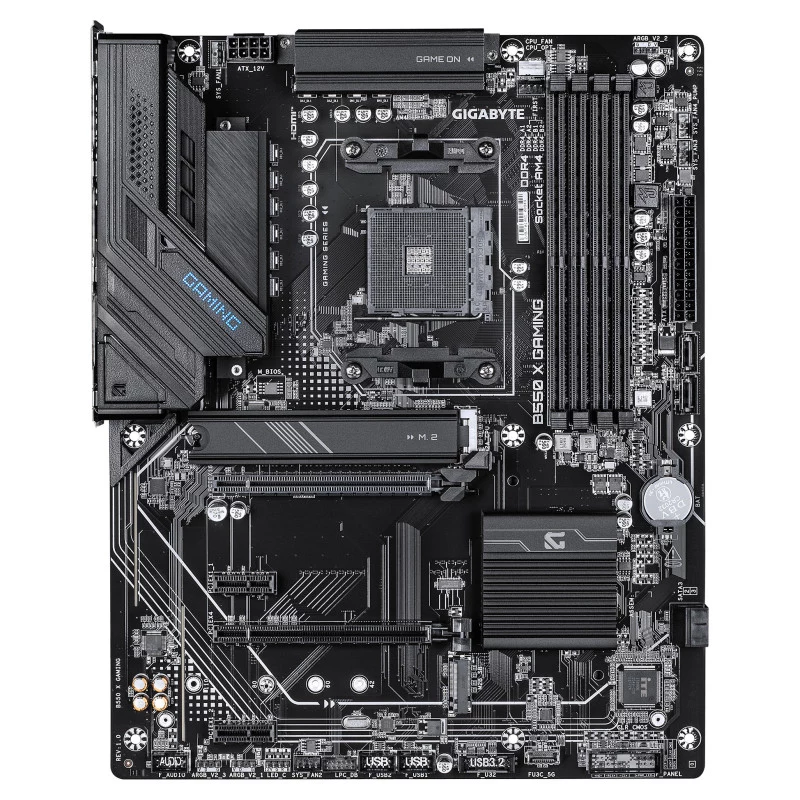GIGABYTE B550 X Gaming AM4 Placa-mãe ATX com DDR4, 2.5GbE, Wi-Fi 6, 2x M.2
