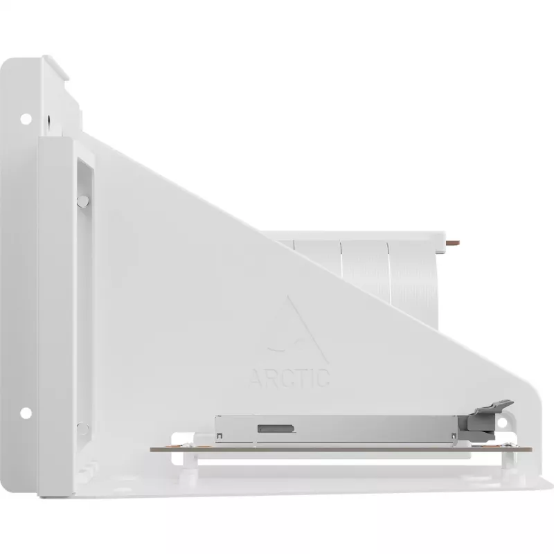 ARCTIC Accelero Suporte Vertical para GPU Branco Cabo Riser PCIe 4.0 x16 de 16 cm