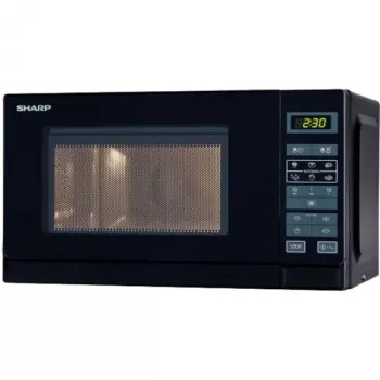 Sharp R-242(BK)W Micro-ondas Solo - 20 Litros - 800 W - Preto