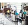 Joseph Joseph EasyStore Luxe Suporte Grande para Escovas de Dentes em Aço Inoxidável