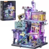 LUMIBRICKS Cyberpunk Neoncity Gamestack Letreiro de Néon LED