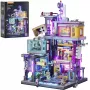 LUMIBRICKS Cyberpunk Neoncity Gamestack Letreiro de Néon LED