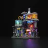 LUMIBRICKS Cyberpunk Neoncity Gamestack Letreiro de Néon LED