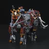 Lumibricks Steamphant Elefante Steampunk Blocos de Construção LED 800 Peças Modelo de Exposição Alimentado por USB