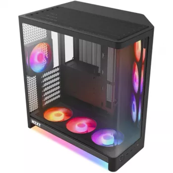 NZXT H6 RGB+ 2026 Caixa de Gaming Mid-Tower Airflow Preta Vidro Temperado