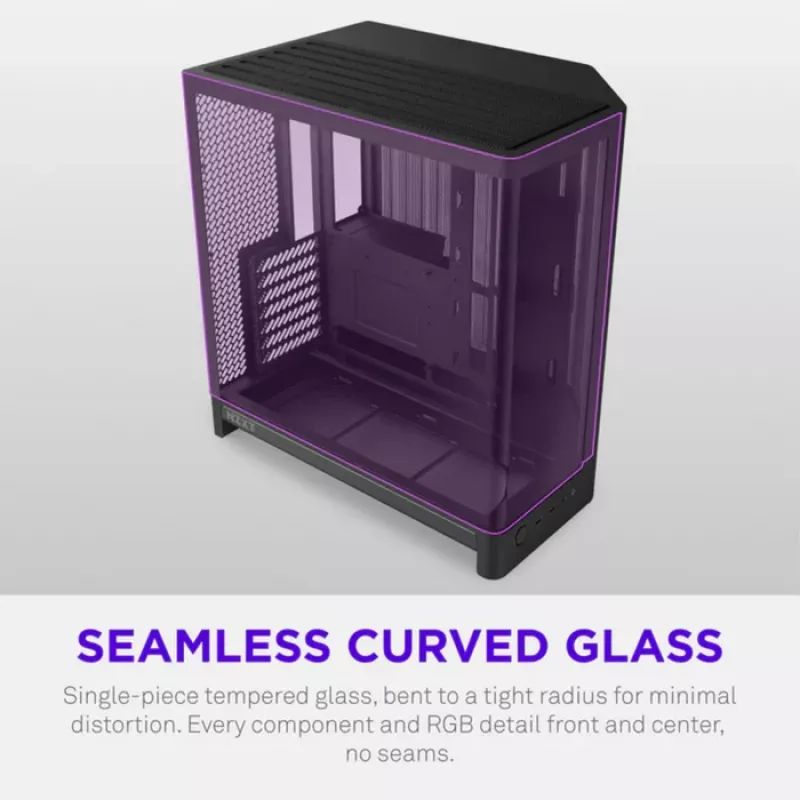 NZXT H6 RGB+ 2026 Caixa de Gaming Mid-Tower Airflow Preta Vidro Temperado